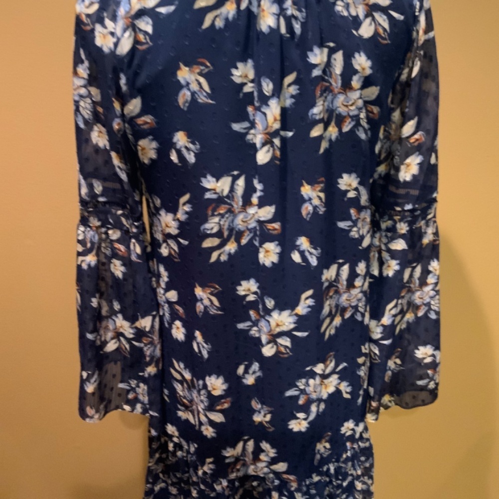 White House Black Market blue Dress women size XS‎ Like new - Picture 9 of 12